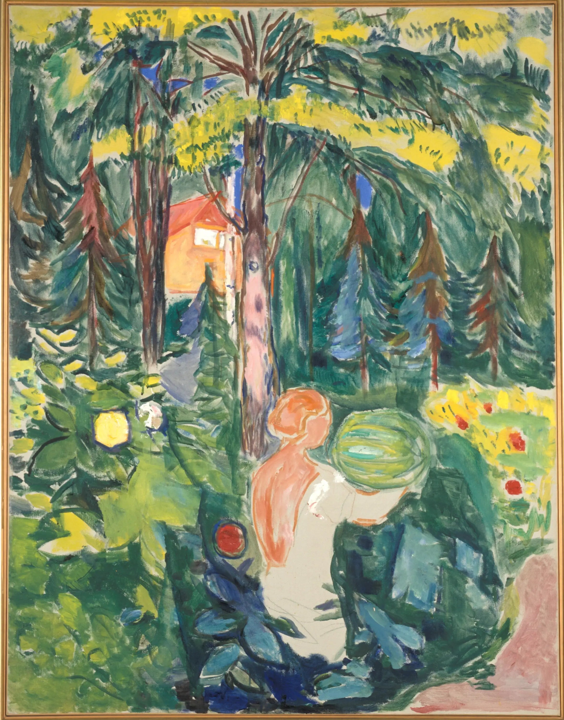 Femme au potiron - Edvard Munch image 1 copie de tableau peinte à la main