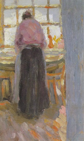 ผู้หญิงรีดผ้า - คาซิมีร์ มาเลวิช