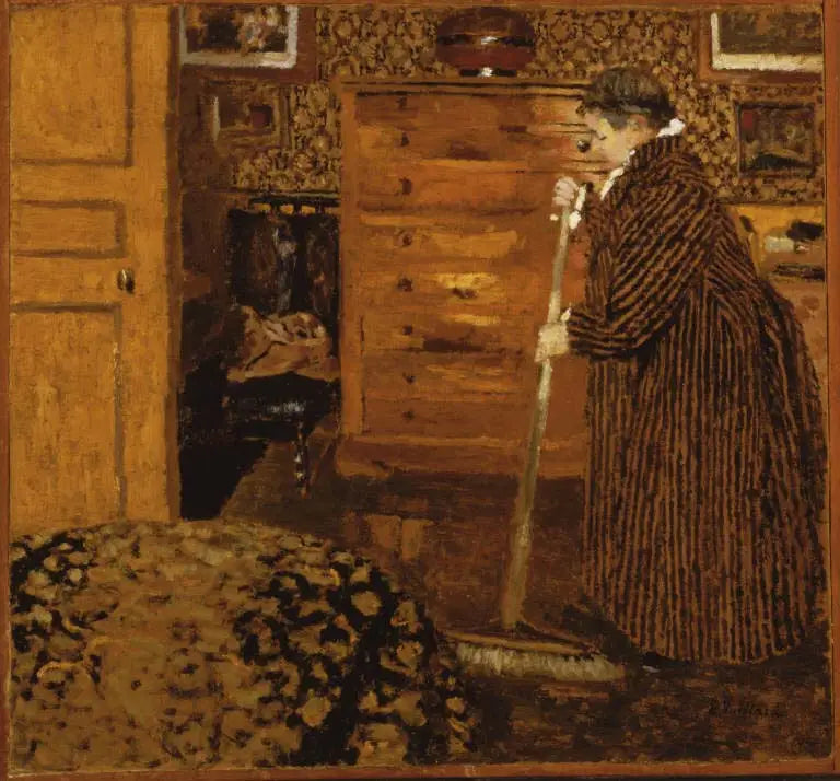 ผู้หญิงกวาดพื้น - Édouard Vuillard