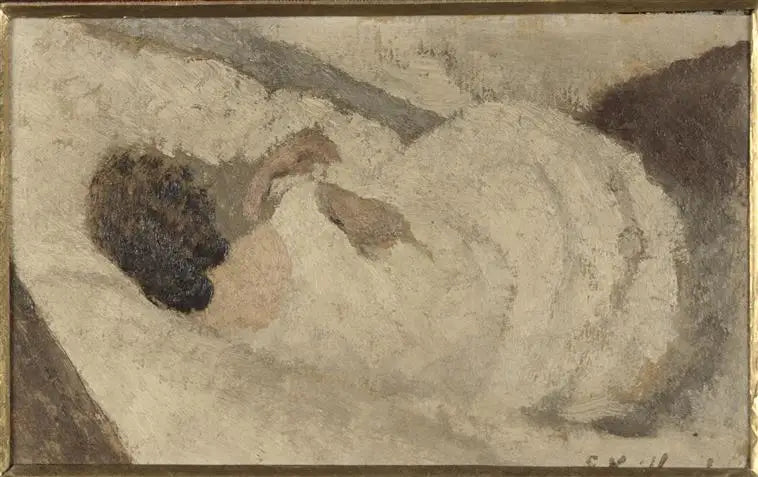 ผู้หญิงนอนหงาย - Édouard Vuillard