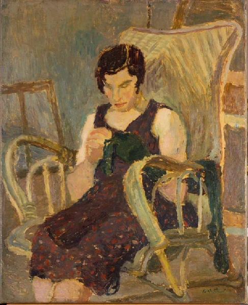 Femme cousine - Édouard Vuillard - Alpha Reproduction