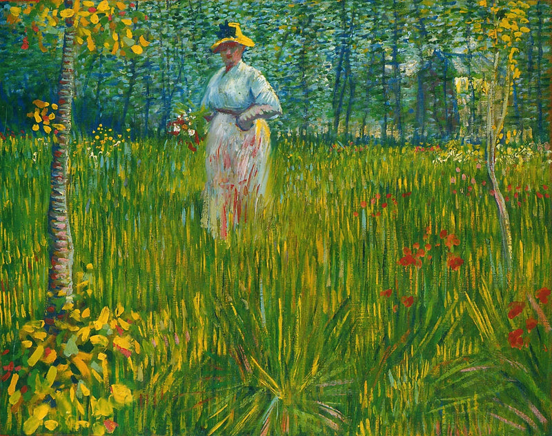 ผู้หญิงในสวน - Vincent van Gogh