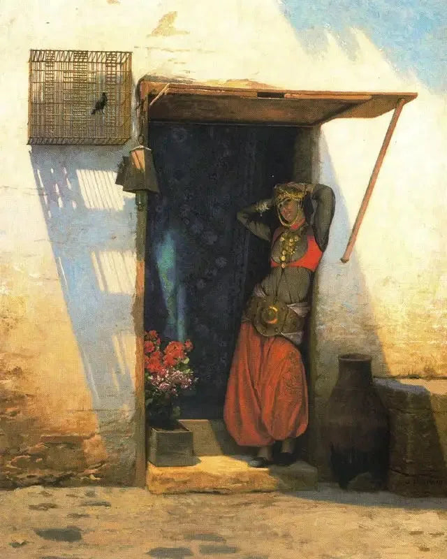 หญิงจากไคโรที่ประตูของเธอ - ฌอง-เลออน แชร์ออม