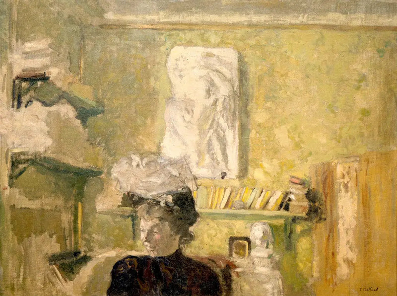 ผู้หญิงในหมวกหน้าภาพแกะสลัก - Édouard Vuillard