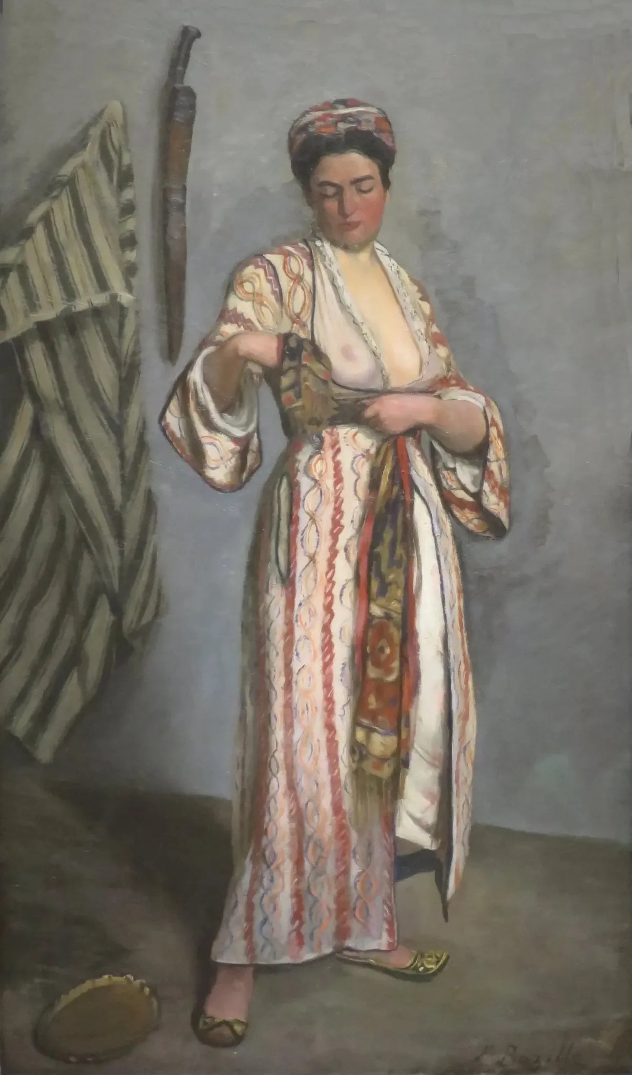 Femme en costume mauresque - Frédéric Bazille image 1 reproduction d’œuvre d’art à l’huile