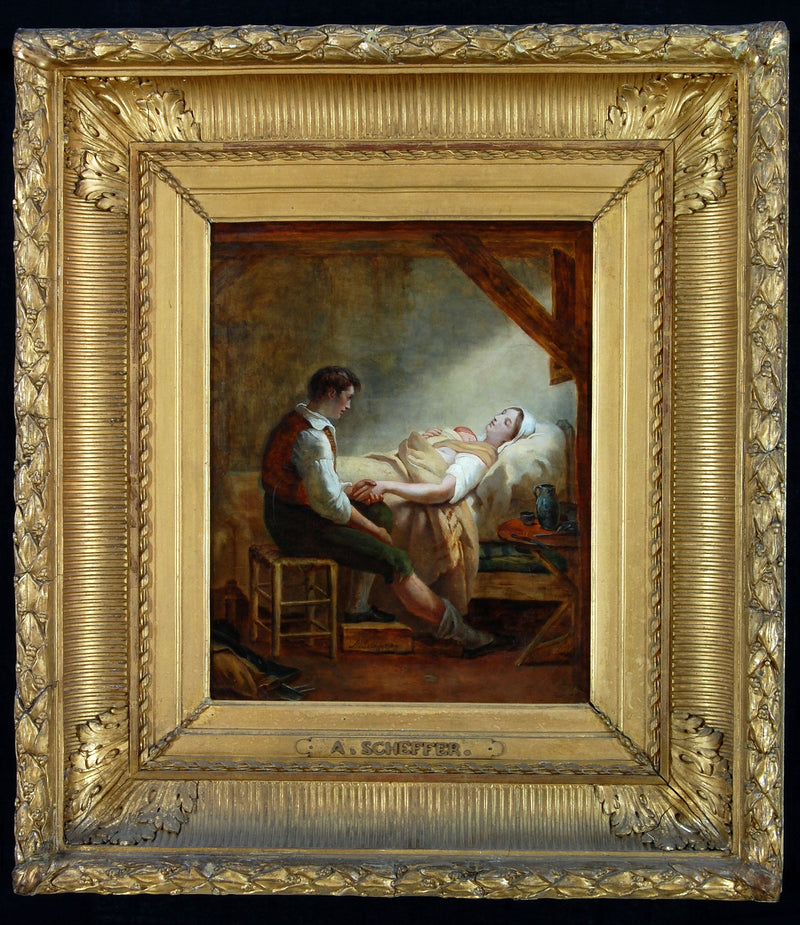 ผู้หญิงในผ้าห่ม - Ary Scheffer