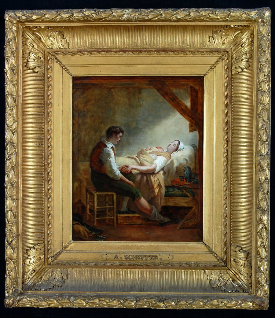 ผู้หญิงในผ้าห่ม - Ary Scheffer