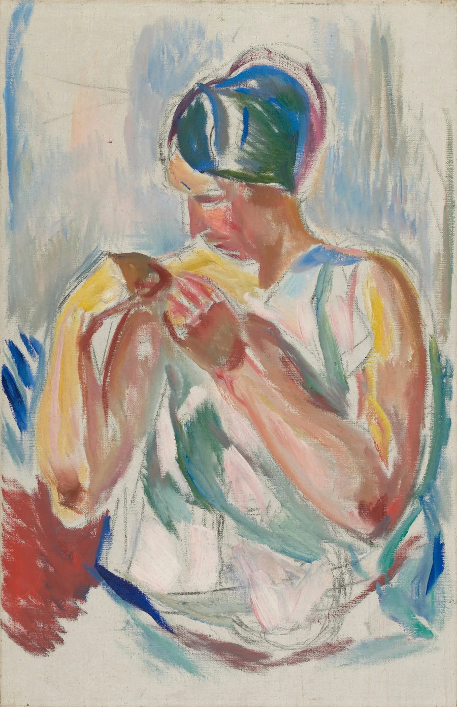 ผู้หญิงในชุดนอน - Edvard Munch