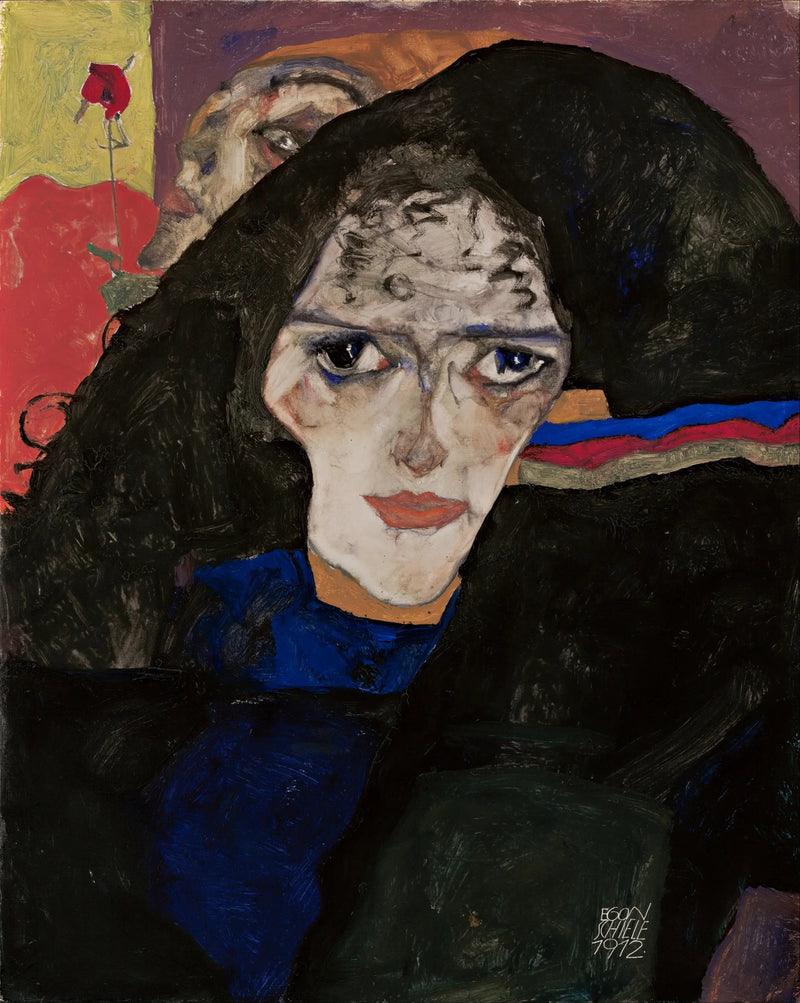 ผู้หญิงในชุดไว้อาลัย - Egon Schiele