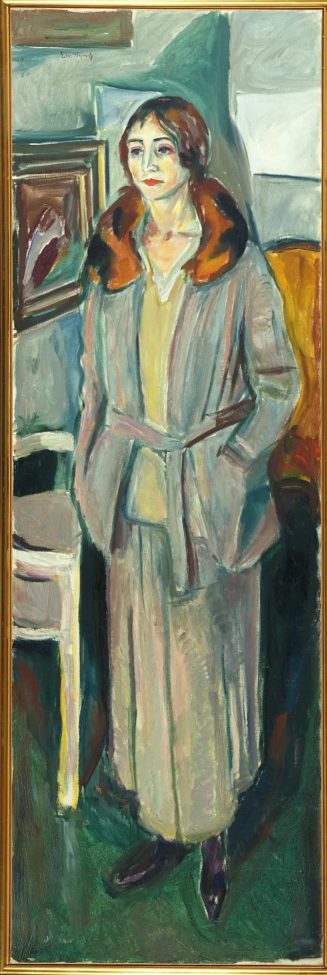 ผู้หญิงในสีเทา - Edvard Munch