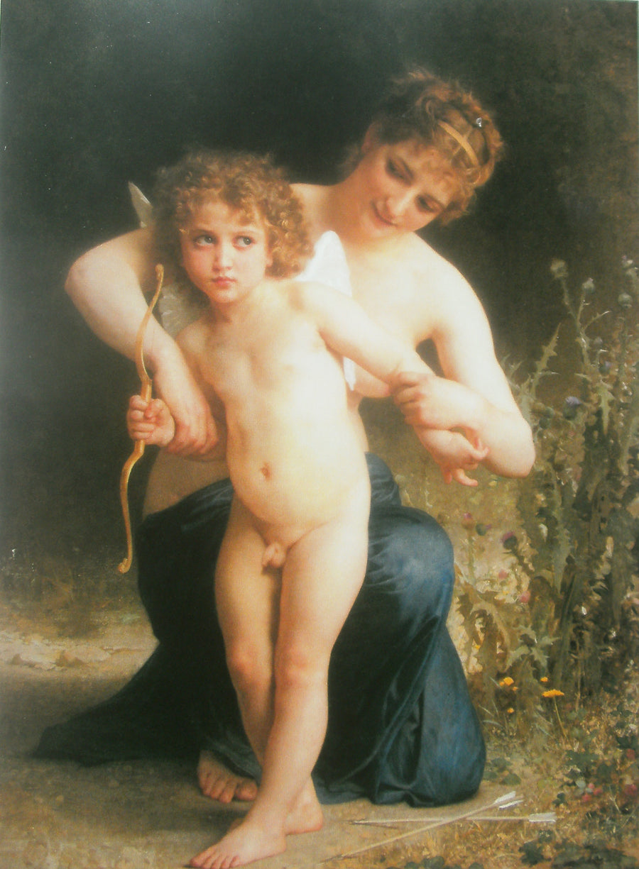 Femme et Amour captif de William-Adolphe Bouguereau