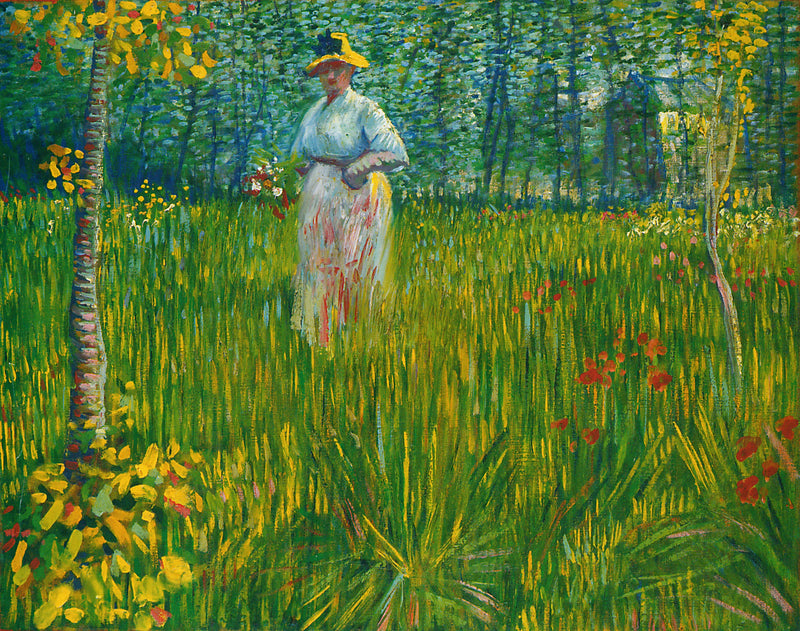 ผู้หญิงในสวน - Vincent van Gogh