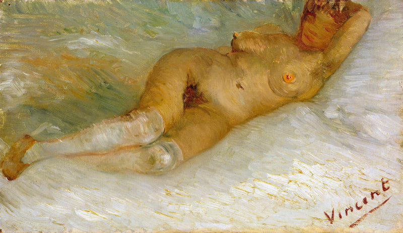 ผู้หญิงเปลือยนอนหงาย, มุมมองจากด้านหลัง - Vincent van Gogh