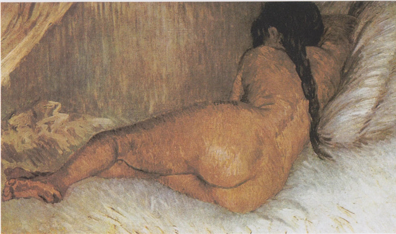 ผู้หญิงเปลือยนอนหงาย, มุมมองจากด้านหลัง - Vincent van Gogh