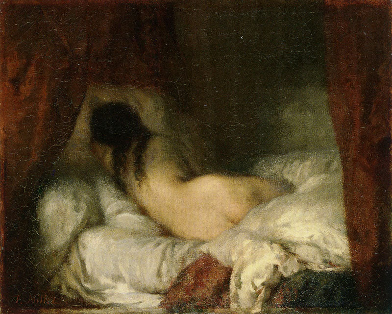 Femme nue couchée - Jean-François Millet - Alpha Reproduction