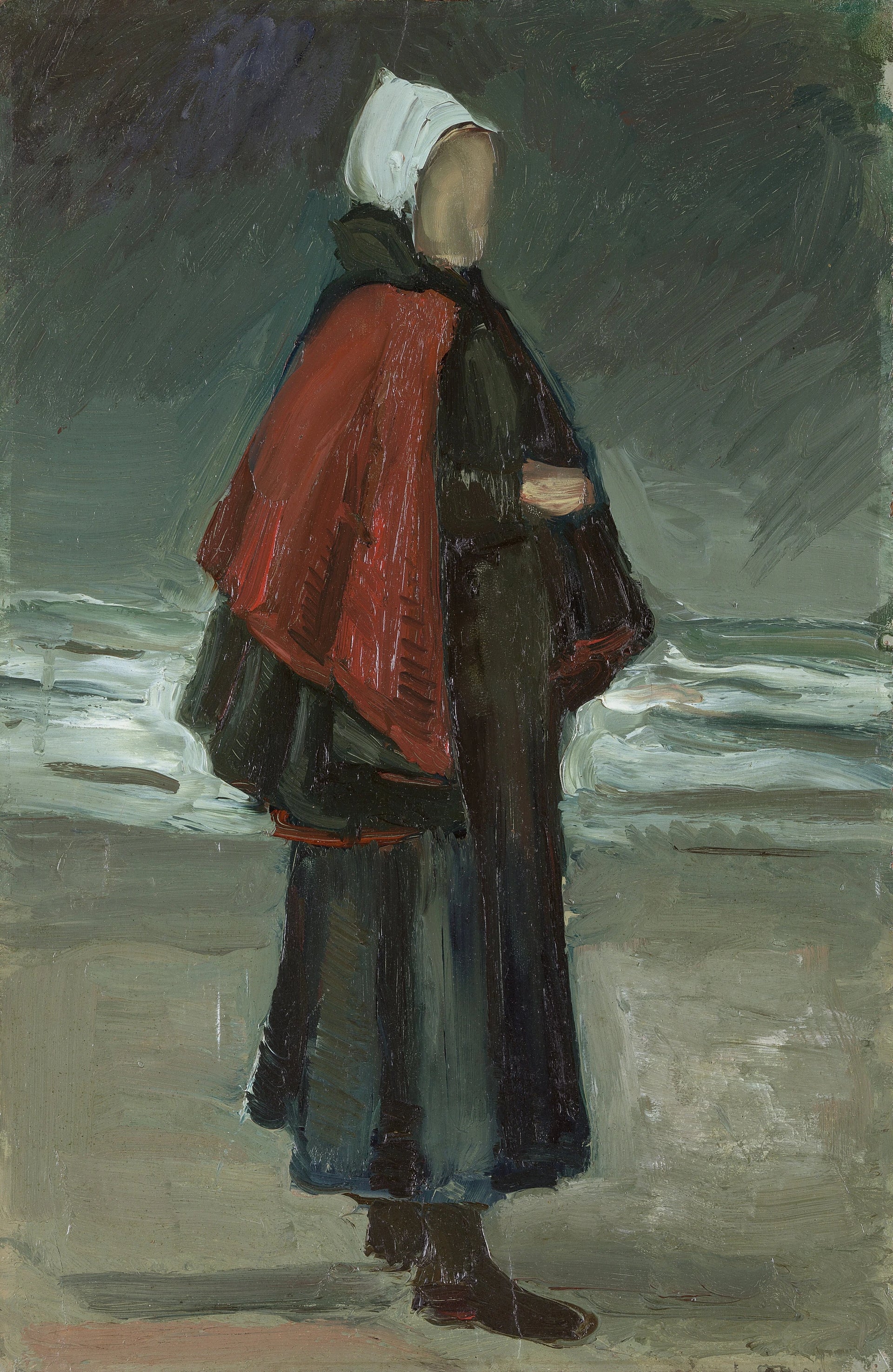 Femme de pêcheur sur la plage F6 JH189 — Vincent van Gogh