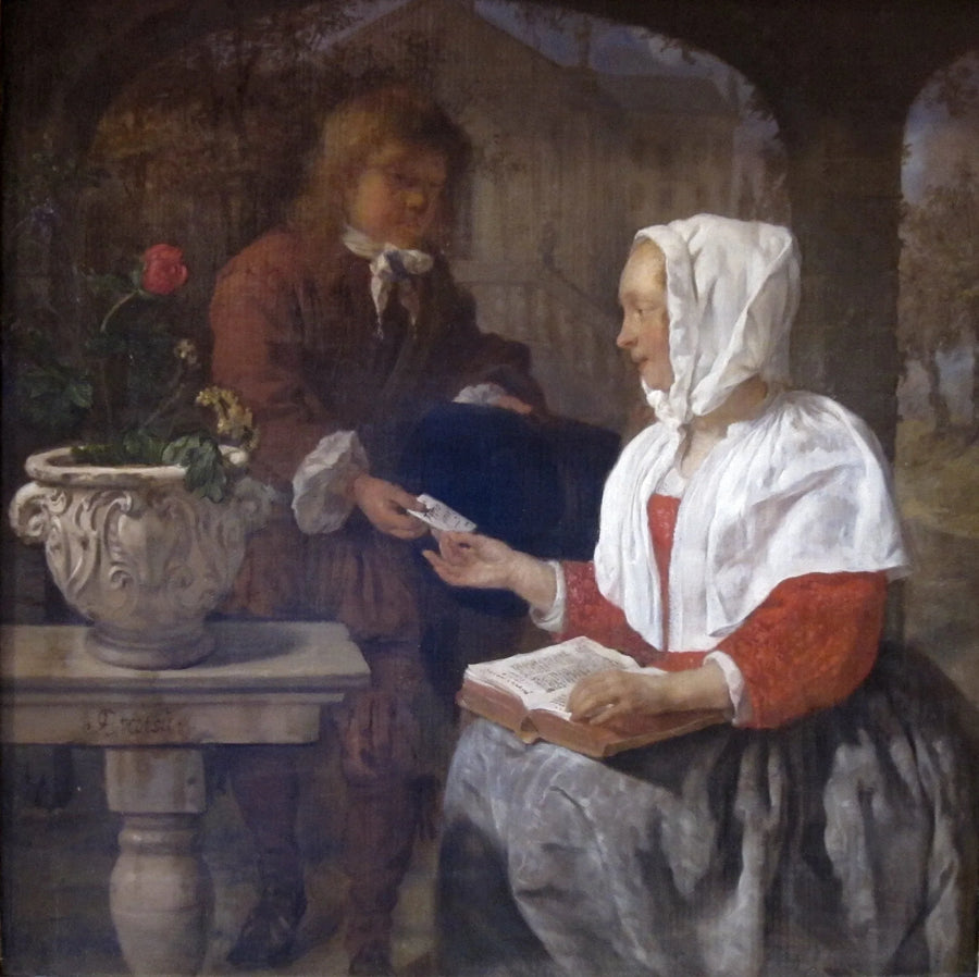 Femme reçoit une lettre - Gabriel Metsu