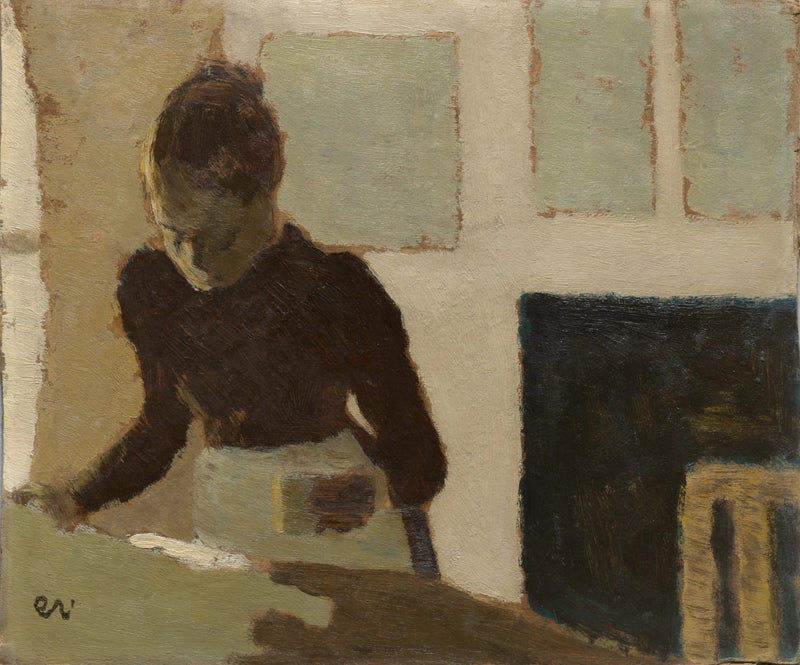 ผู้หญิงรีดผ้า - Édouard Vuillard