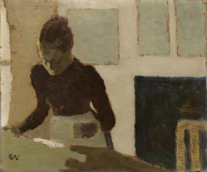 ผู้หญิงรีดผ้า - Édouard Vuillard
