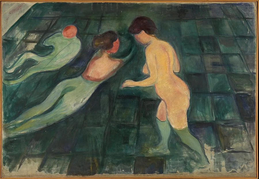 ผู้หญิงอาบน้ำ - Edvard Munch