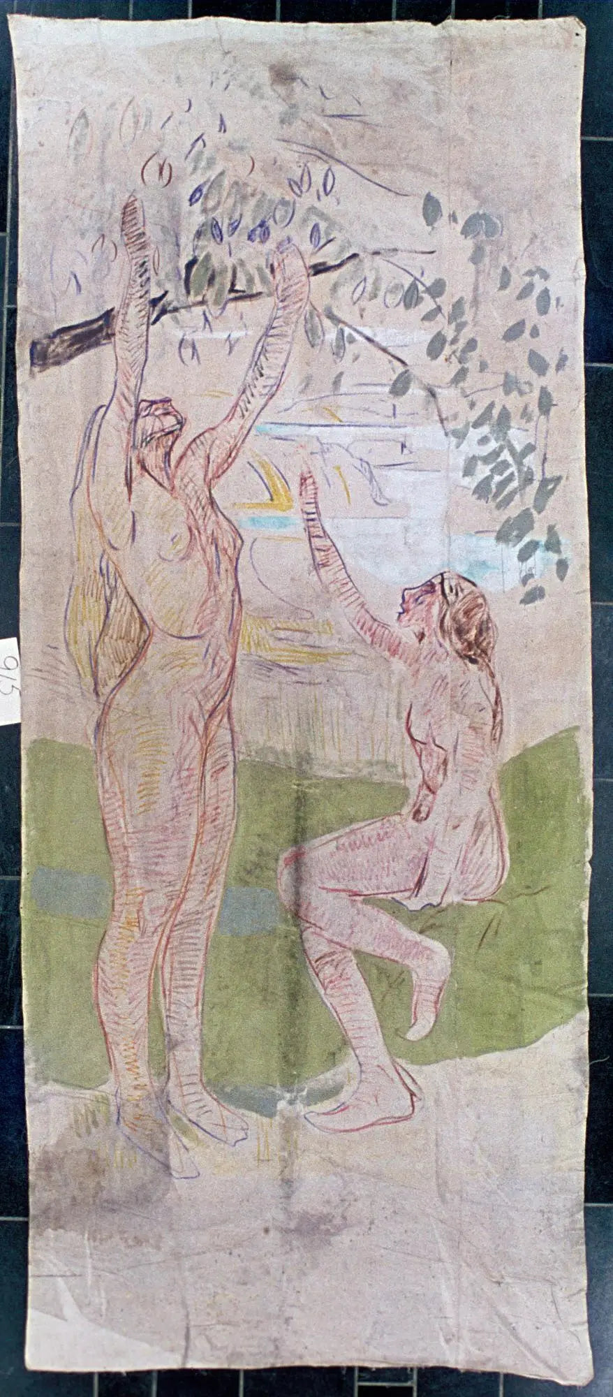Femmes à la moisson - Edvard Munch image 1 reproduction réalisée par Alpha Reproduction