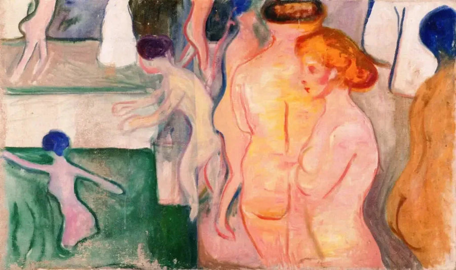 ผู้หญิงที่สระน้ำ - Edvard Munch