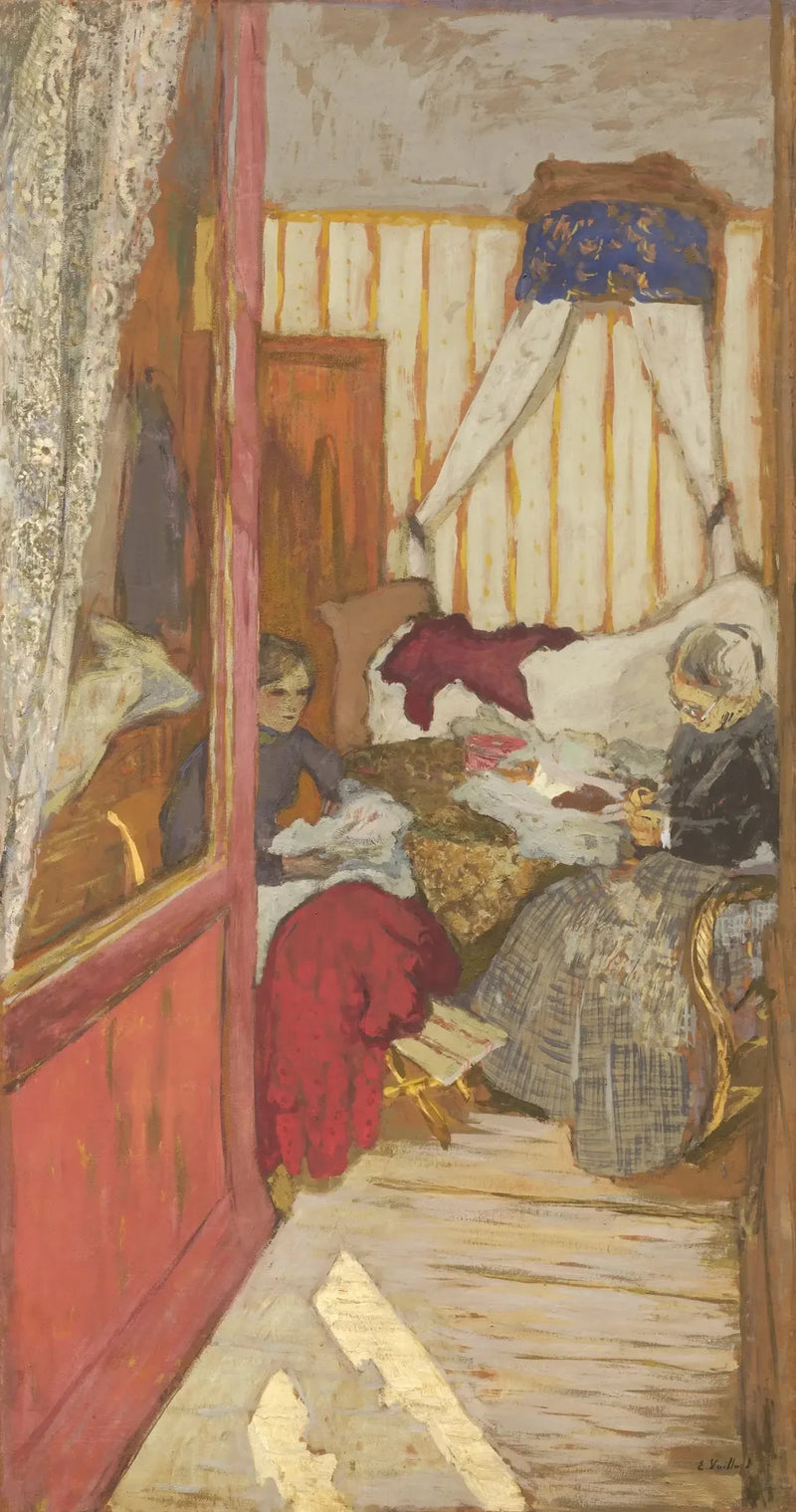 ผู้หญิงเย็บผ้า - Édouard Vuillard