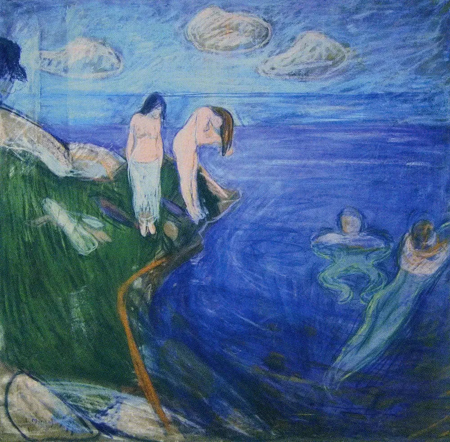 ผู้หญิงอาบน้ำ - Edvard Munch