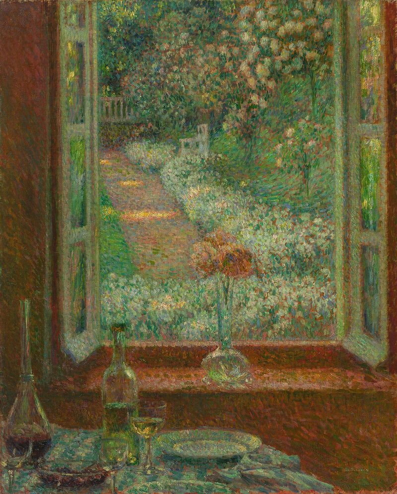 หน้าต่างพร้อมห่วง, Gerberoy - Henri Le Sidaner