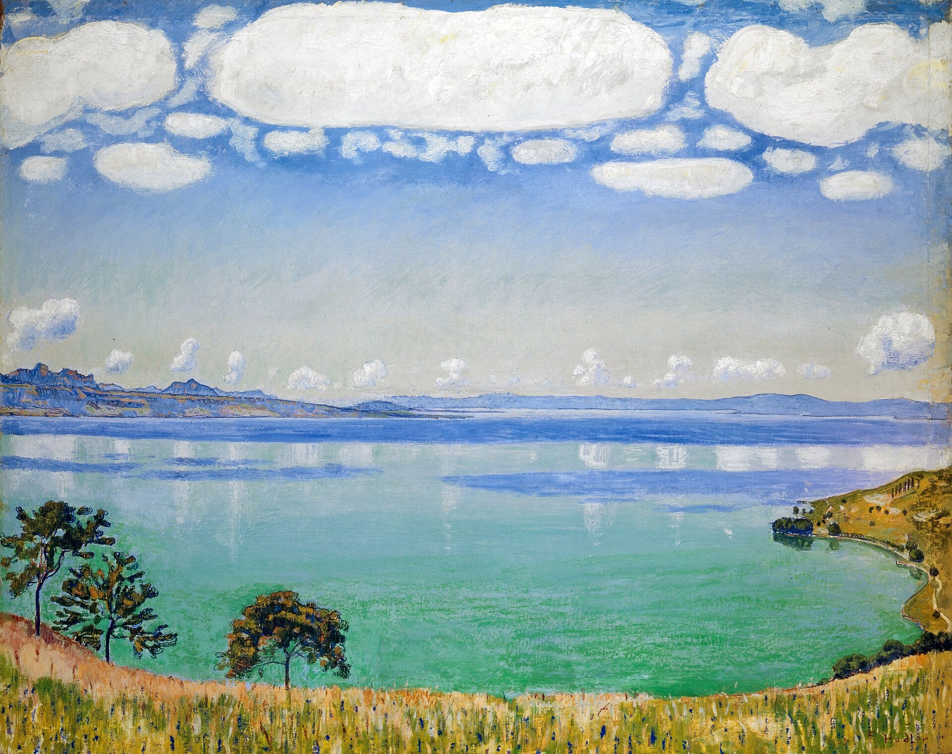Lake of Geneva from Chexbres - Ferdinand Hodler