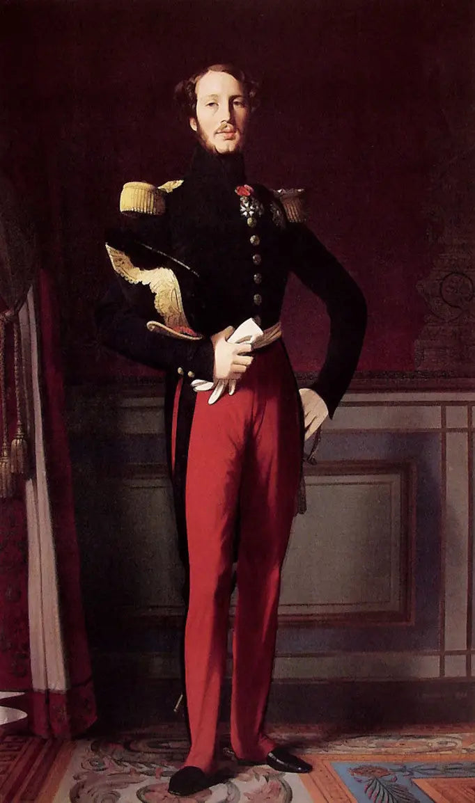 Ferdinand-Philippe, duc d'Orléans (1810-1842) - Jean-Auguste-Dominique Ingres image 1 reproduction artisanale de tableau
