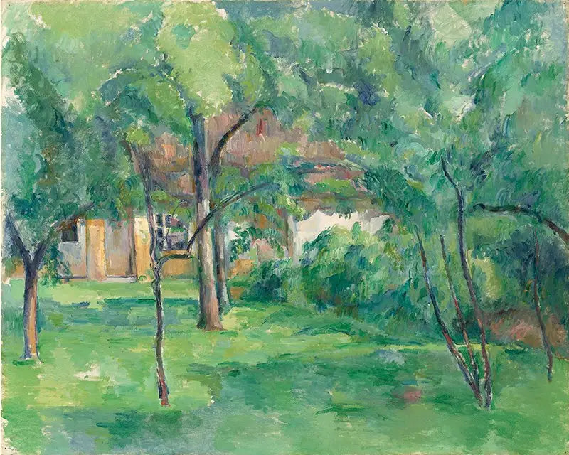Ferme en Normandie, été (Hattenville) - Paul Cézanne image 1 reproduction artisanale de tableau
