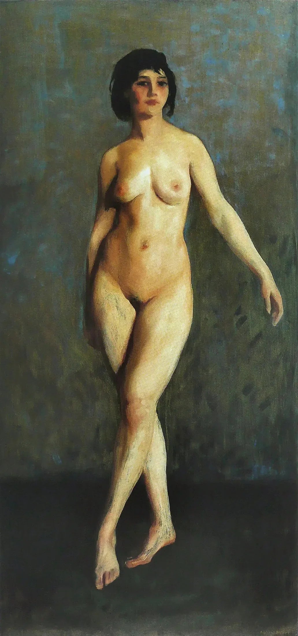 Figure en mouvement - Robert Henri image 1 copie de tableau peinte à la main