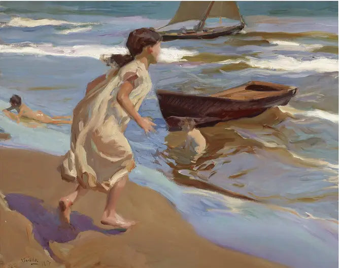 ตาข่ายที่เข้ามาในน้ำ - Joaquín Sorolla