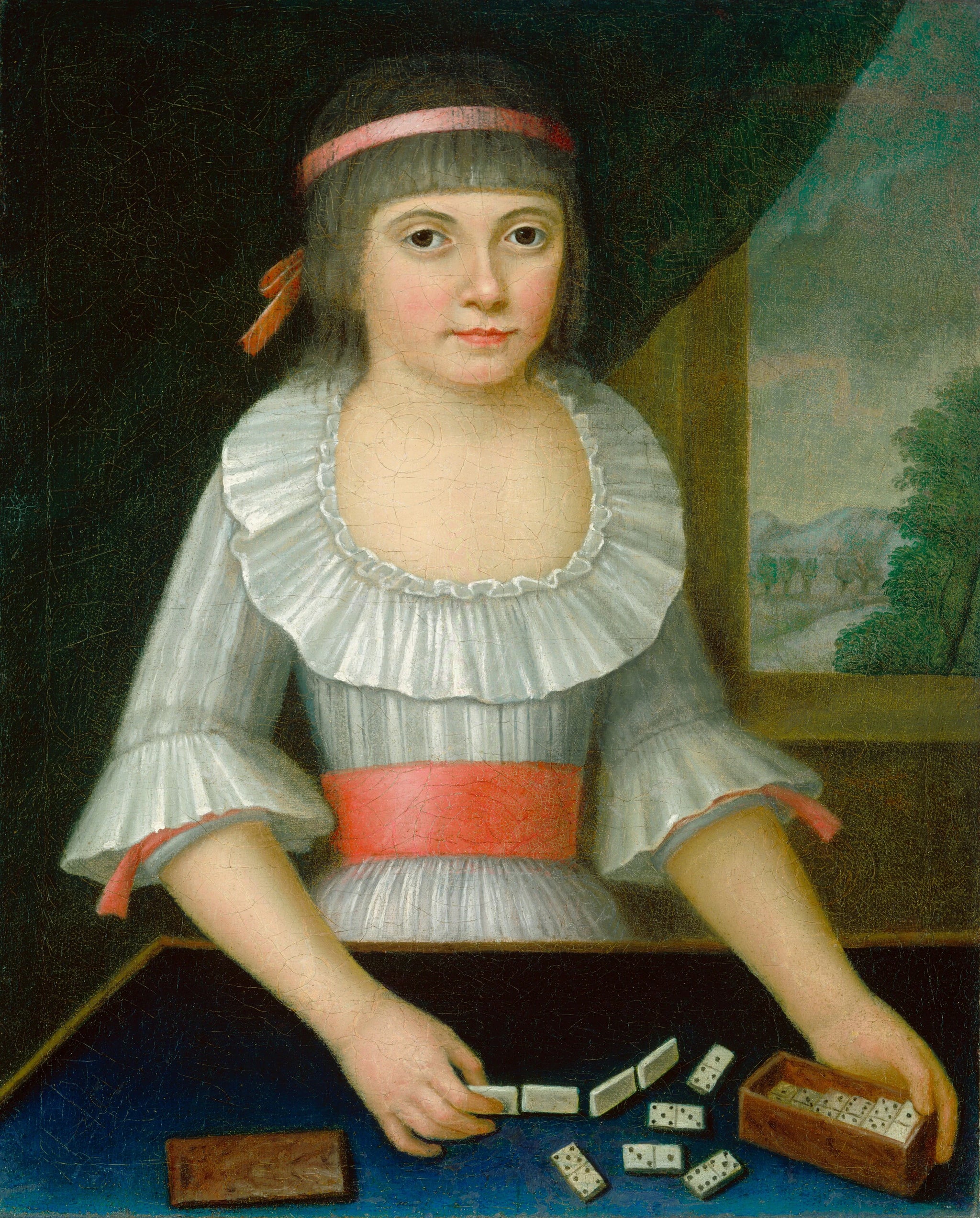 La fille dominos - American 18th Century