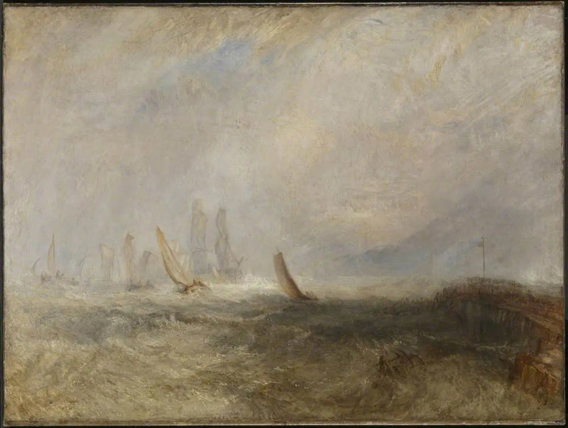 เรือประมงนำเรือที่เสียหายเข้าท่า Ruysdael - J. M. W. Turner