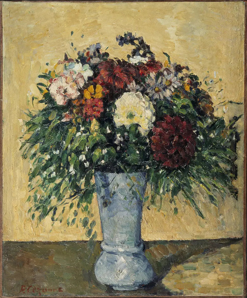 ดอกไม้ในแจกัน - Paul Cézanne