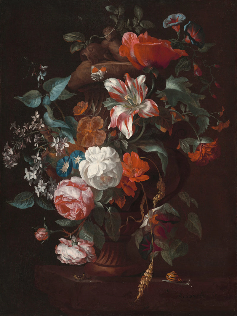 Fleurs dans un vase - Philip van Kouwenbergh