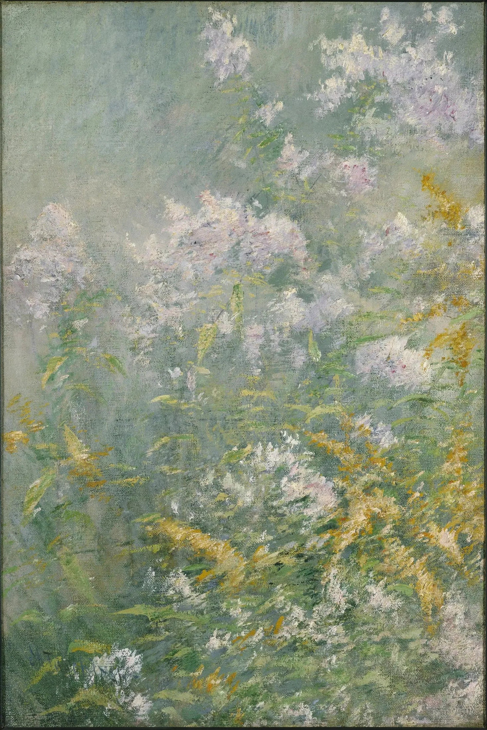 Fleurs des prés (Verge d'or et Aster sauvage) - John Henry Twachtman image 1 reproduction d’œuvre d’art à l’huile