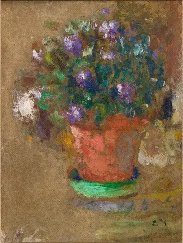 ดอกไม้ในแจกัน - Édouard Vuillard