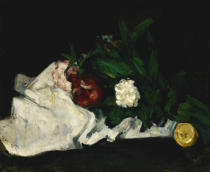 ดอกไม้และผลไม้ - Paul Cézanne