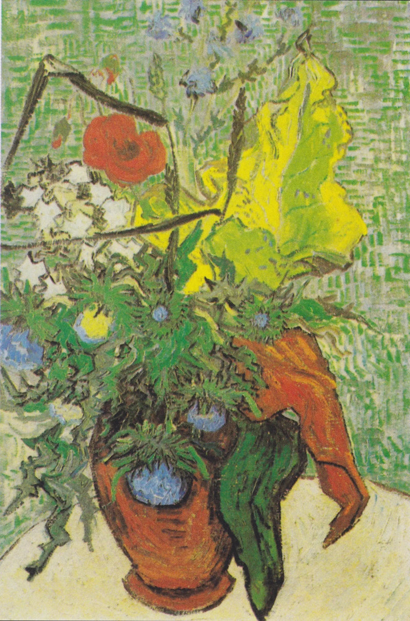 ดอกไม้ป่าและต้นทอร์นในแจกัน - Vincent van Gogh