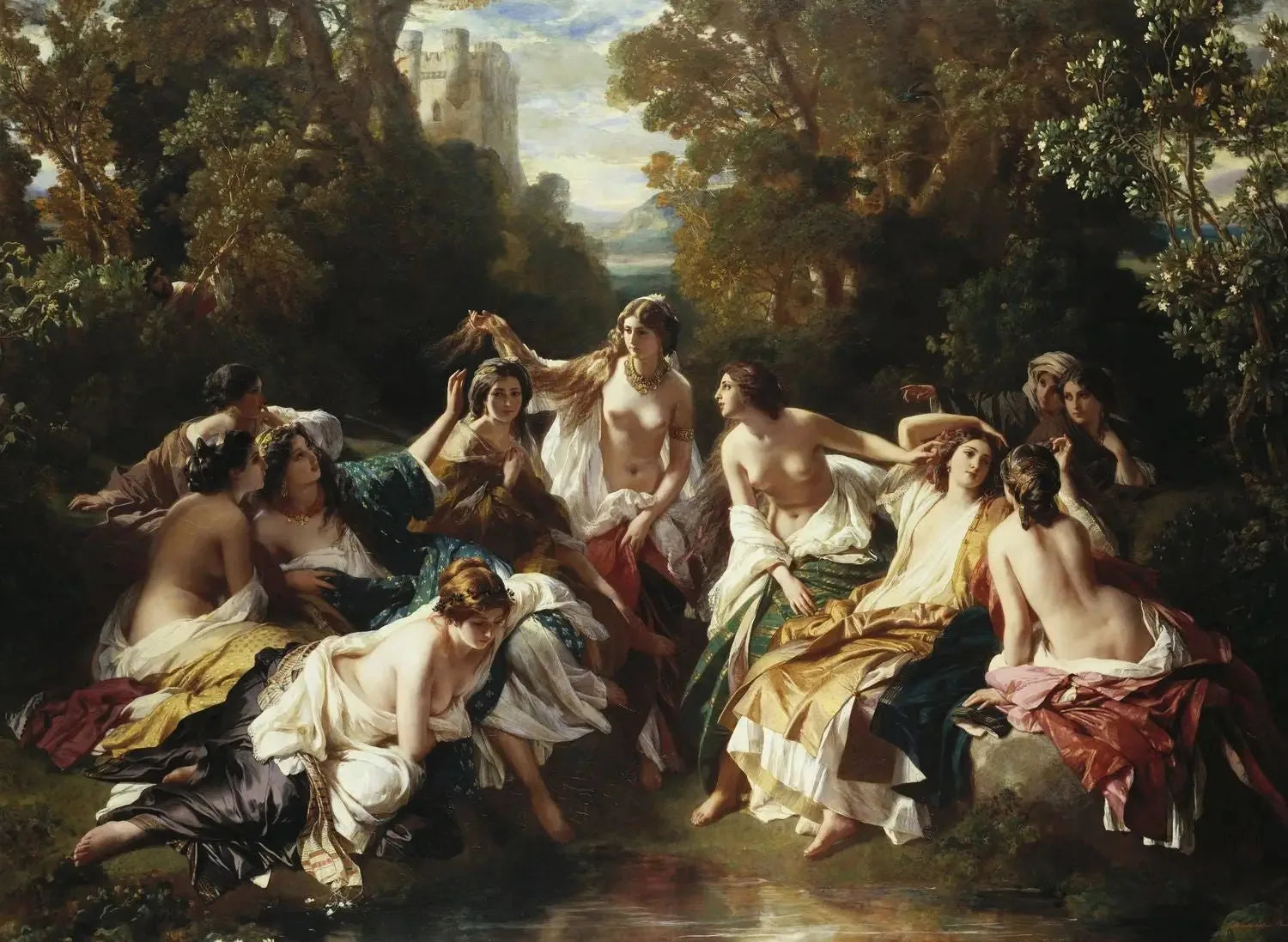 Florinda - Franz Xaver Winterhalter image 1 tableau peint à l’huile sur toile