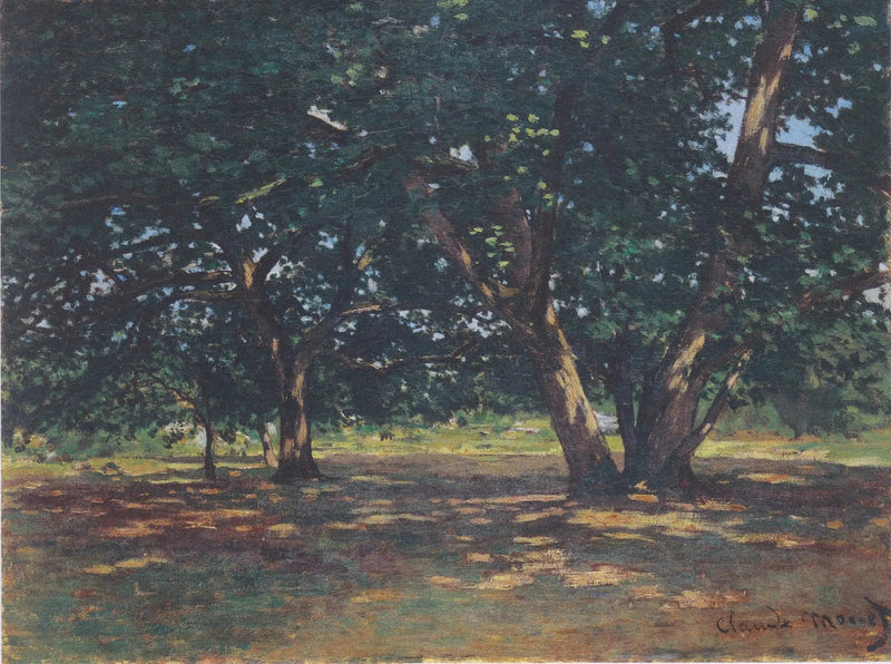 ป่าแห่งฟงแตนโบล - Claude Monet