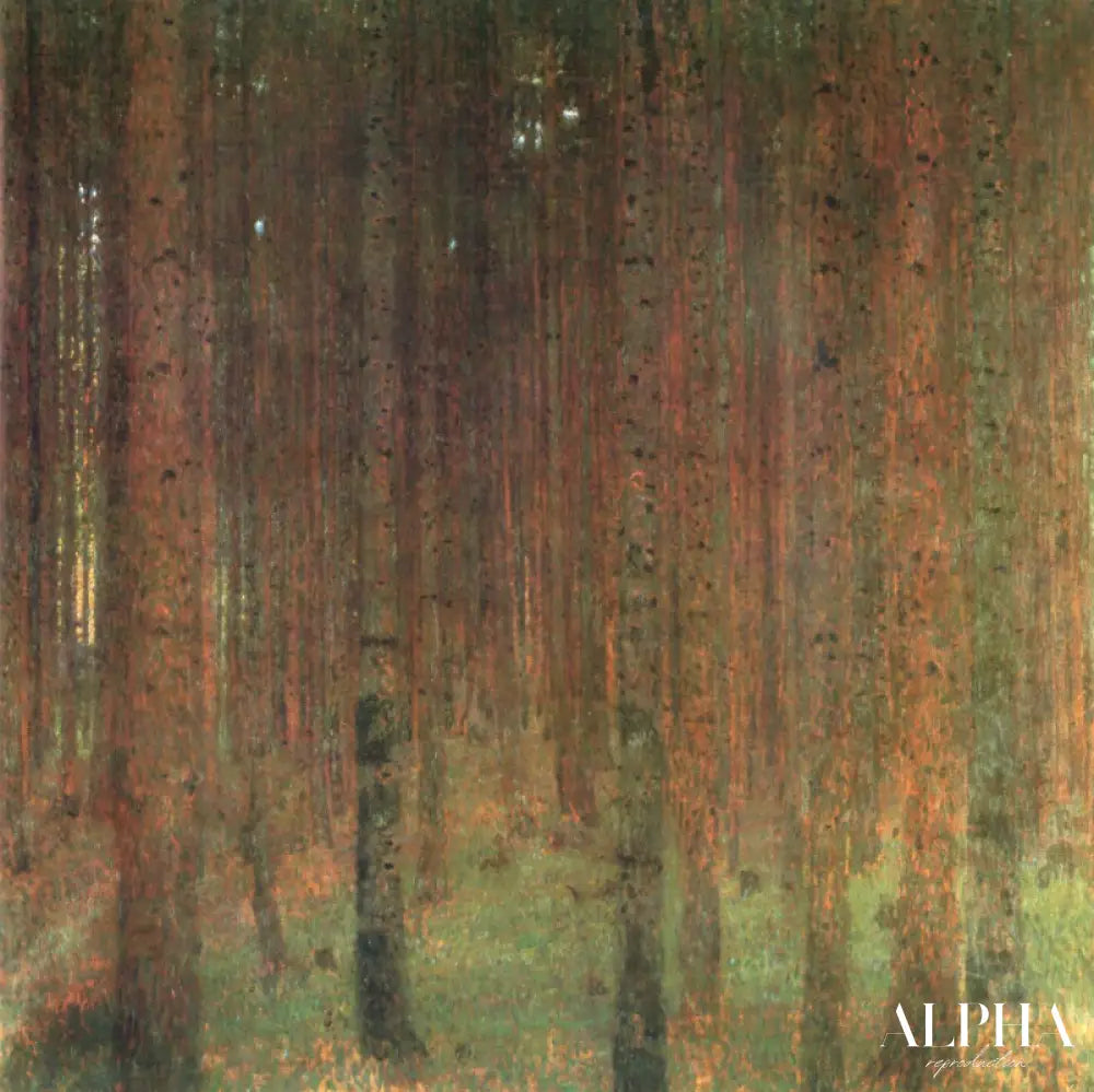 Forêt de pins II - Gustav Klimt - Reproductions de tableaux et peintures haut de gamme