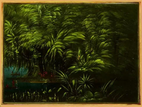 ป่าเขียวชอุ่มริมน้ำอเมซอน - จอร์จ แคทลิน