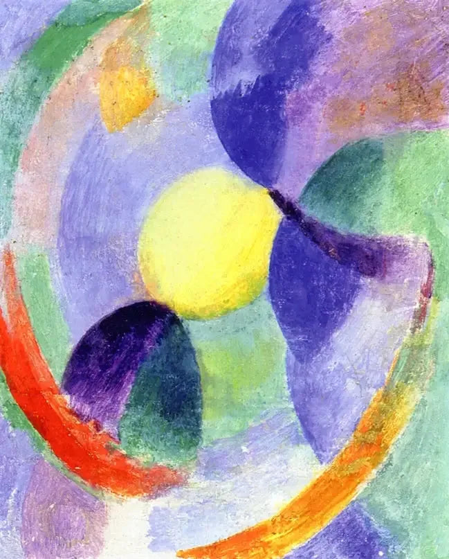 Formes circulaires, Lune no. 3 - Robert Delaunay image 1 reproduction de peinture à l’huile