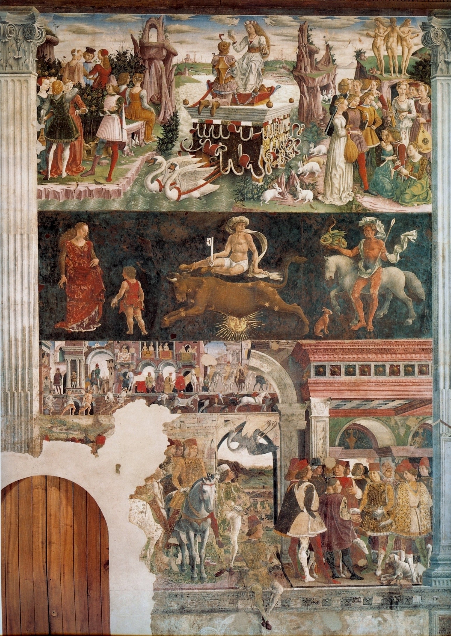 Le Mois d’Avril, palais Schifanoia - Francesco del Cossa