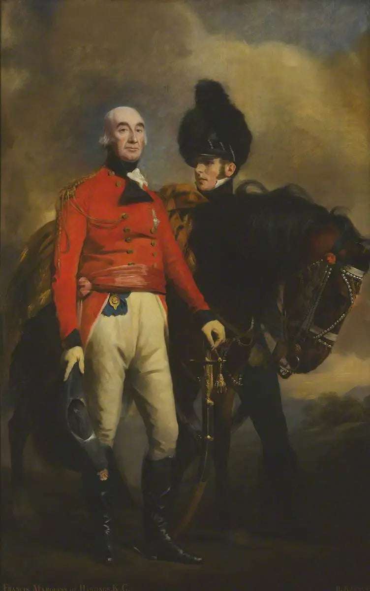ฟรานซิส รอว์ดอน-แฮสติ้งส์ (1754–1826), เคานต์ที่สองแห่งโมรา (ต่อมาเป็น Marquis แห่งแฮสติ้งส์), ผู้ว่าการรัฐบังกาลอร์และผู้บัญชาการทหารสูงสุดของกองทัพในอินเดีย - Henry Raeburn