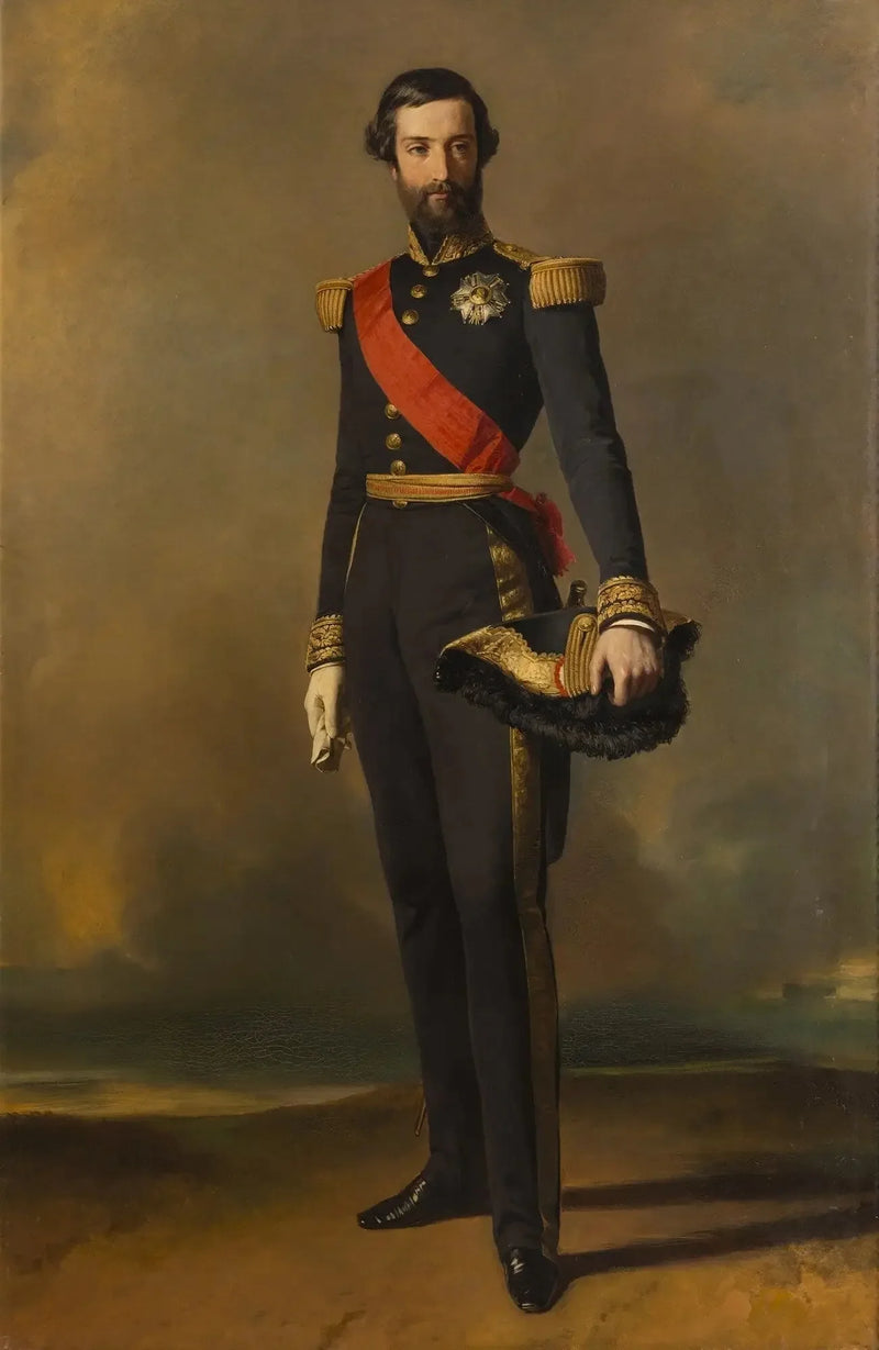ฟรองซัวส์-เฟอร์ดินานด์-ฟิลิปป์ ดอร์ลีอ็องส์, เจ้าชายจองวิลล์ (1818-1900) - ฟรานซ์ คแซเวอร์ วินเทอร์ฮัลเทอร์